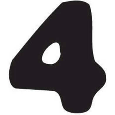 abc cijfer 4 | Thule Yepp