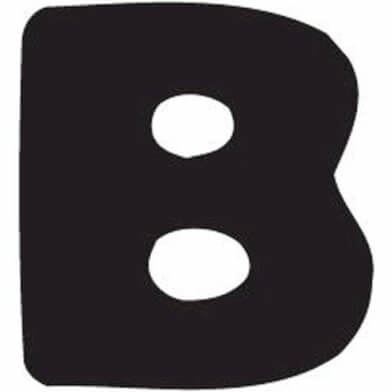abc letter B | Thule Yepp