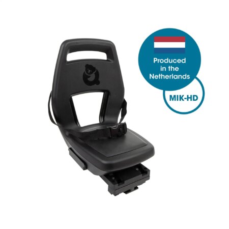 achterzitje Qibbel Junior 6+ MIK-HD zwart | Qibbel