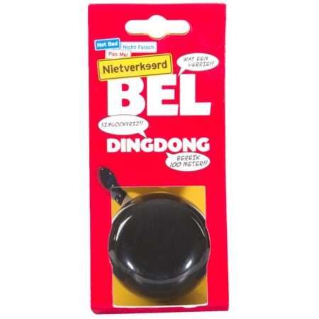 bel Ding Dong 60mm zw | Niet verkeerd