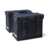 dubbele fietstas Canvas Deluxe zwart | New Looxs