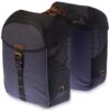 dubbele fietstas Miles black | Basil