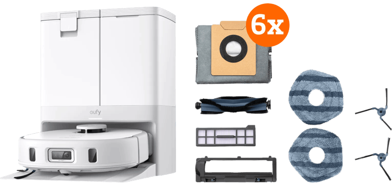 eufy X10 Pro Omni White Complete
