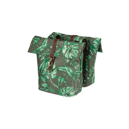 fietstas dubbel Ever-Green thyme groen 28-32L | Basil