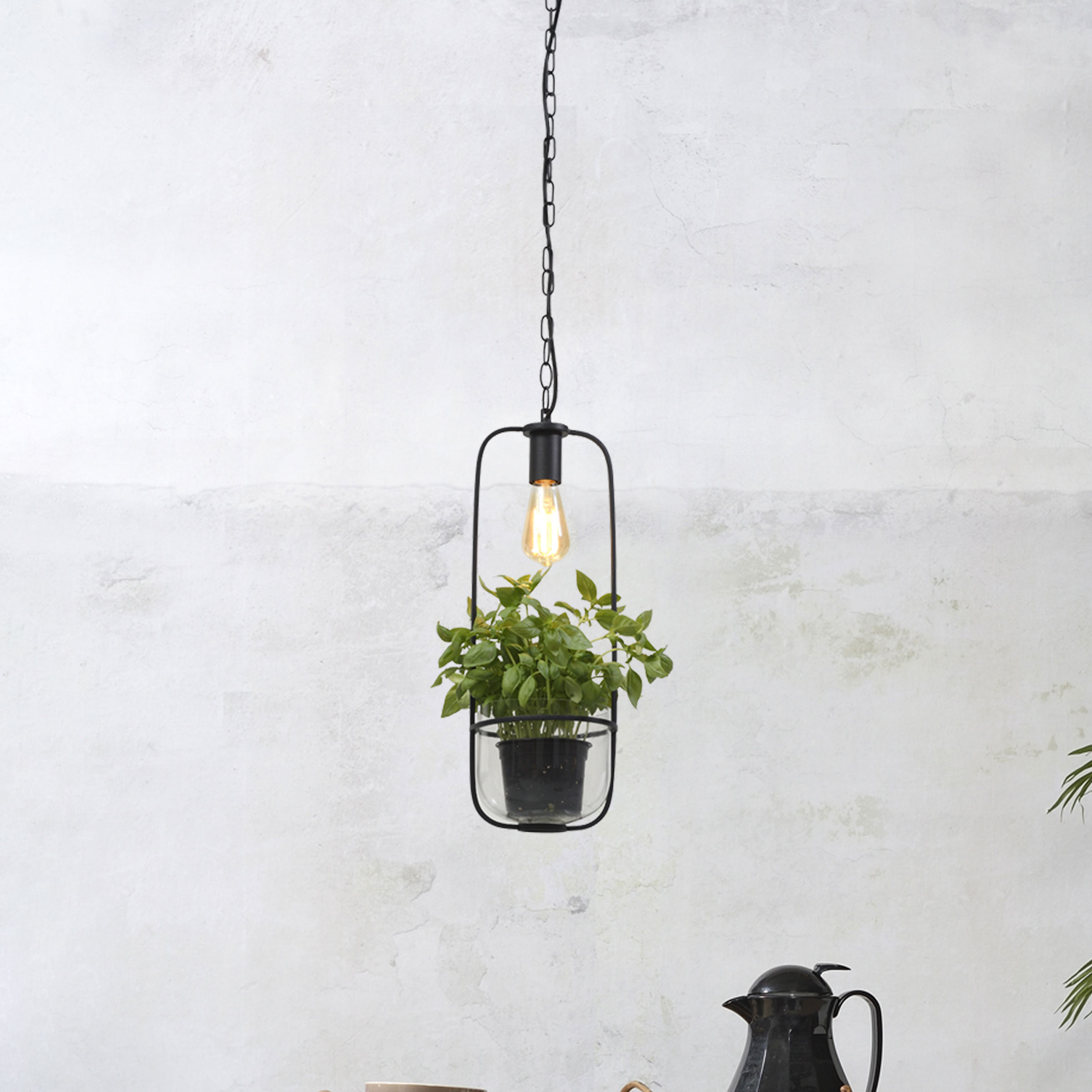its about RoMi Hanglamp 'Florence' Met planthouder