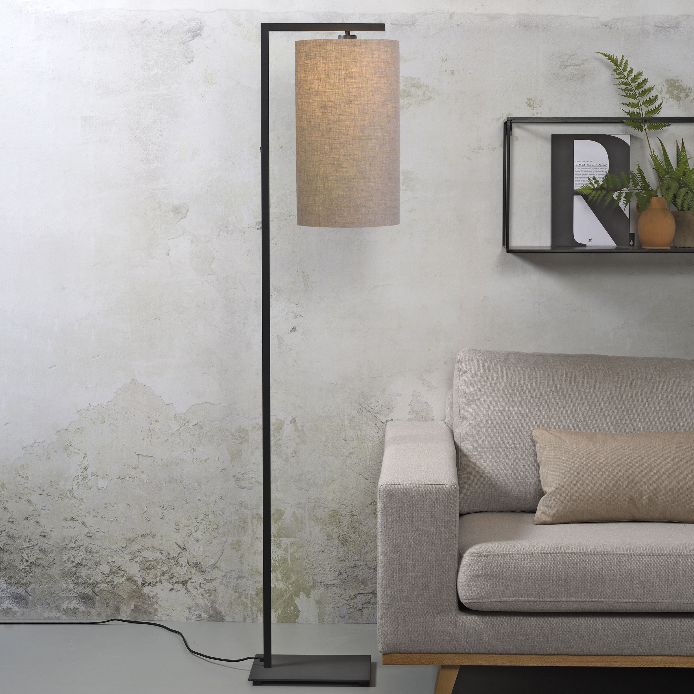 its about RoMi Vloerlamp 'Boston' Langwerpig