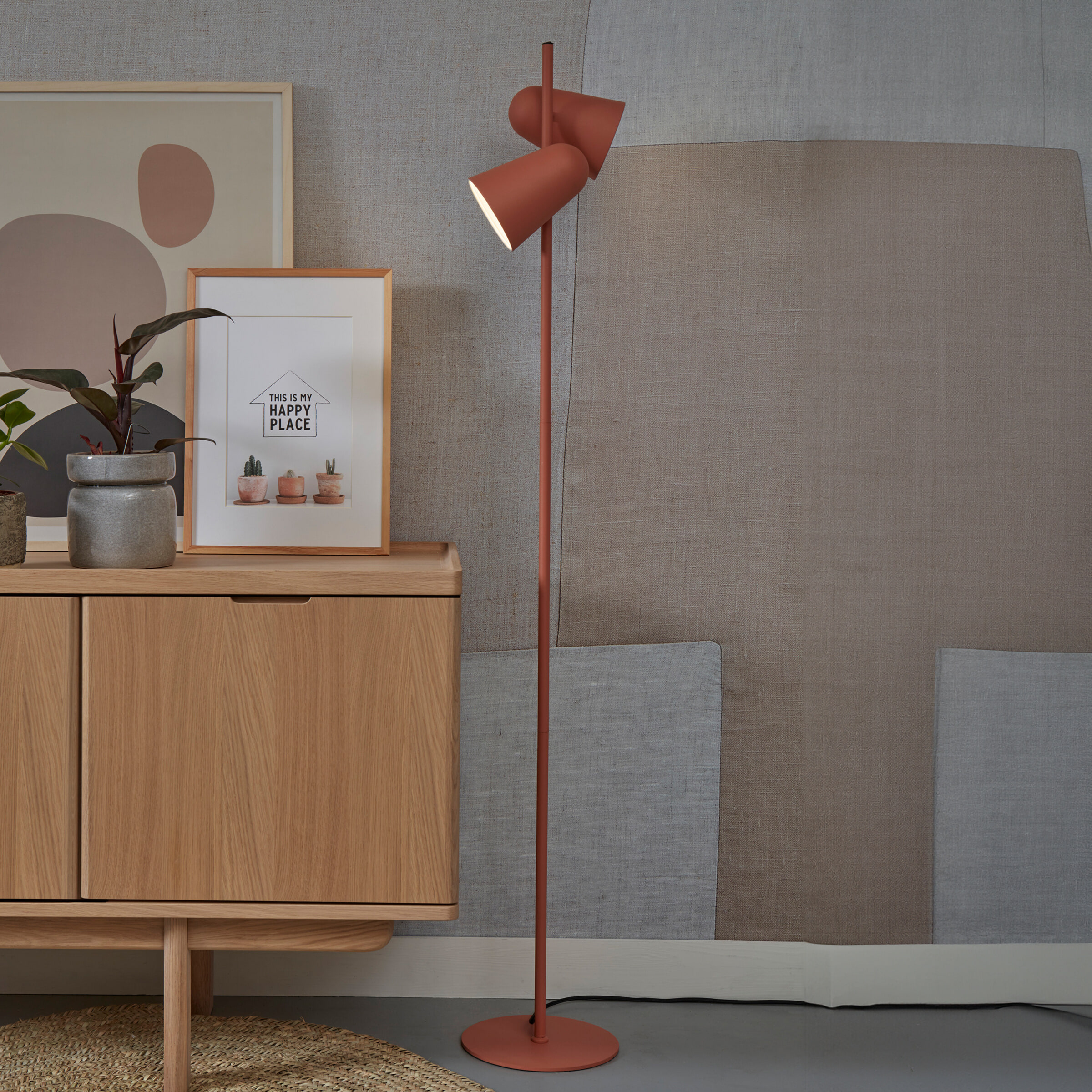 its about RoMi Vloerlamp 'Salamanca' 2-lamps