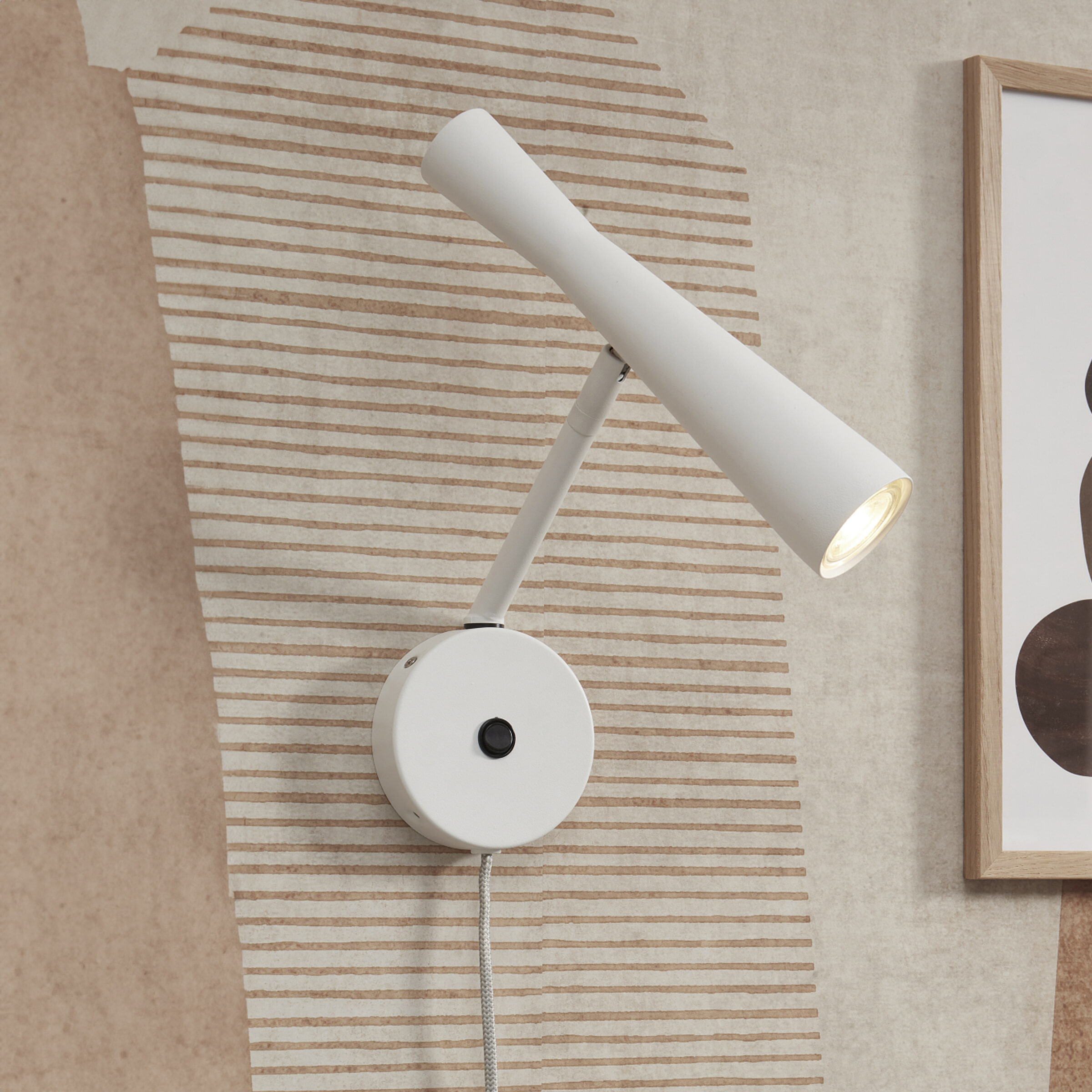 its about RoMi Wandlamp 'Bordeaux' kleur Wit | it's about RoMi