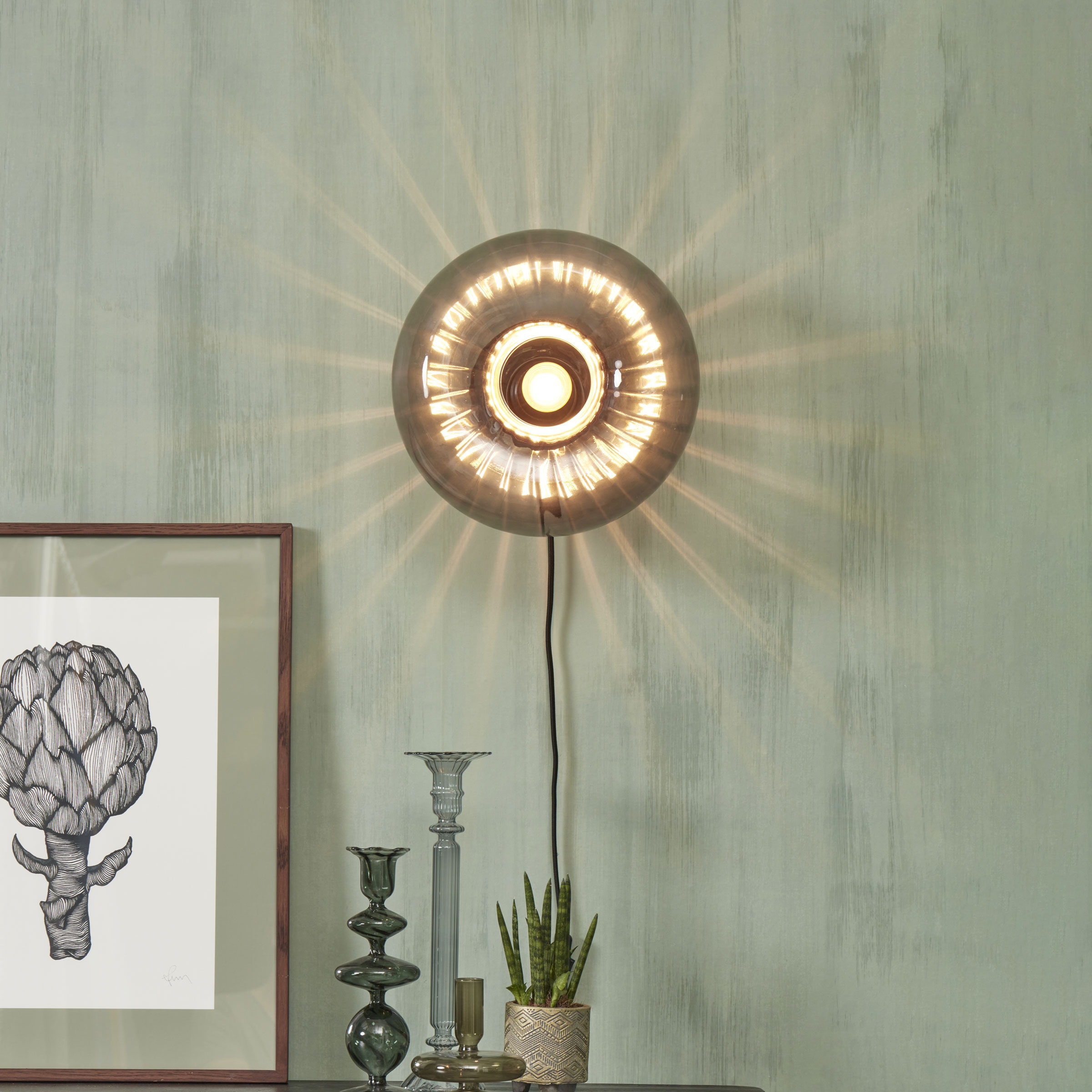 its about RoMi Wandlamp 'Brussels' Glas