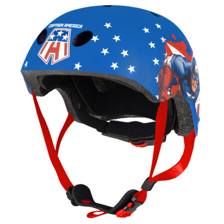 kinderhelm Captain America Blauw Fietshelm - 52-56 cm (M) | Seven Polska