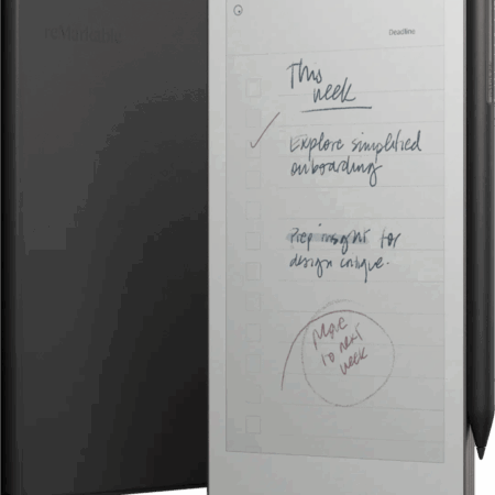 reMarkable Paper Pro Move met Book Case Leer Zwart