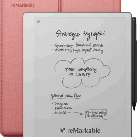 reMarkable Paper Pure met Sleeve Roze
