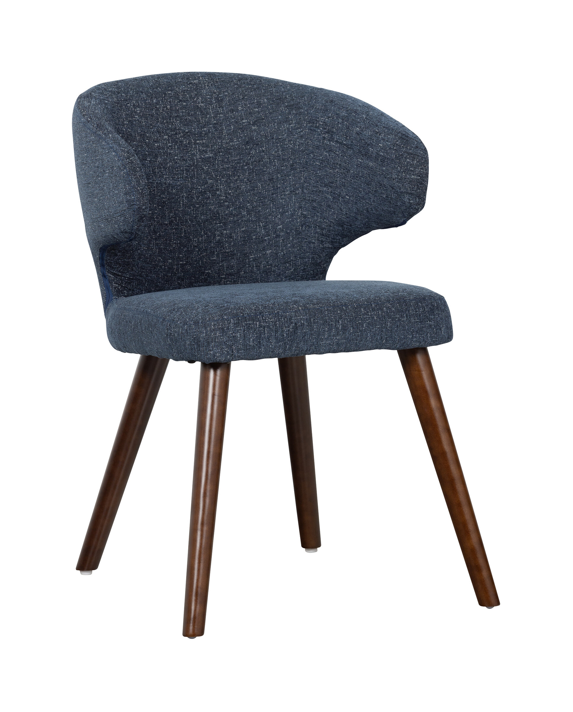 vtwonen Eetkamerstoel 'Cape' kleur Blauw Gemeleerd | vtwonen
