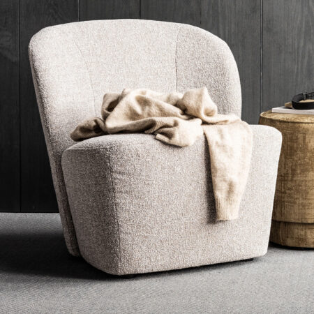 vtwonen Fauteuil 'Lofty' kleur Naturel | vtwonen
