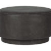 vtwonen Ronde Poef 'Coffee' Eco-leer 60cm
