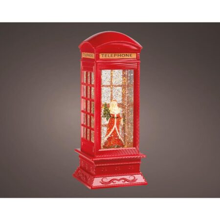 waterspinner LED telefooncel m. kerstman | Lumineo