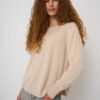 100% cashmere trui met boothals