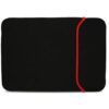 12" beschermhoes zwart/rood