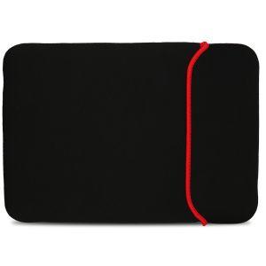 12" beschermhoes zwart/rood