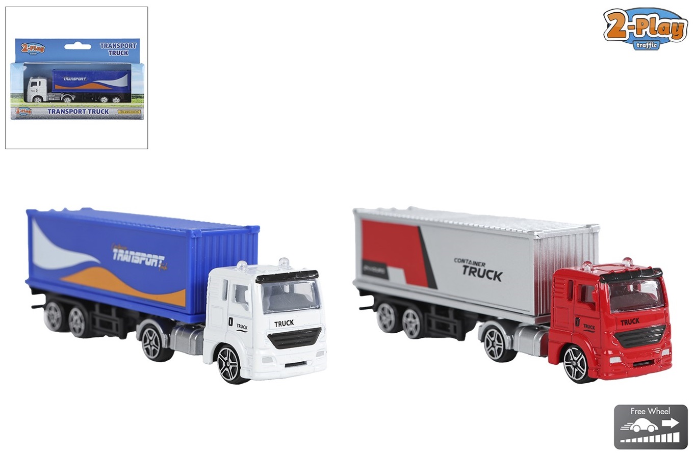 2-Play vrachtwagen die-cast 2ass 12cm | 2-Play