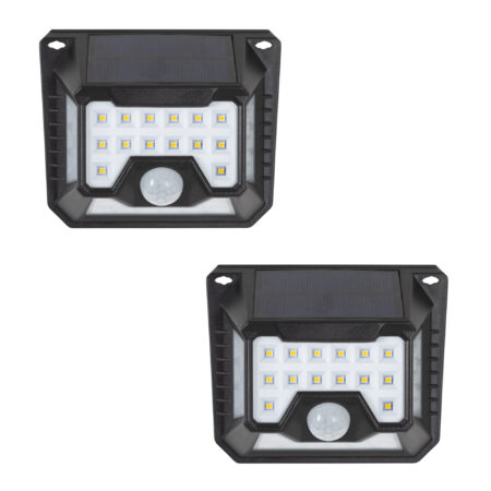 2 x Buitenlamp Zonne Energie Solys S Solar Sensor Wandlamp Buiten Set