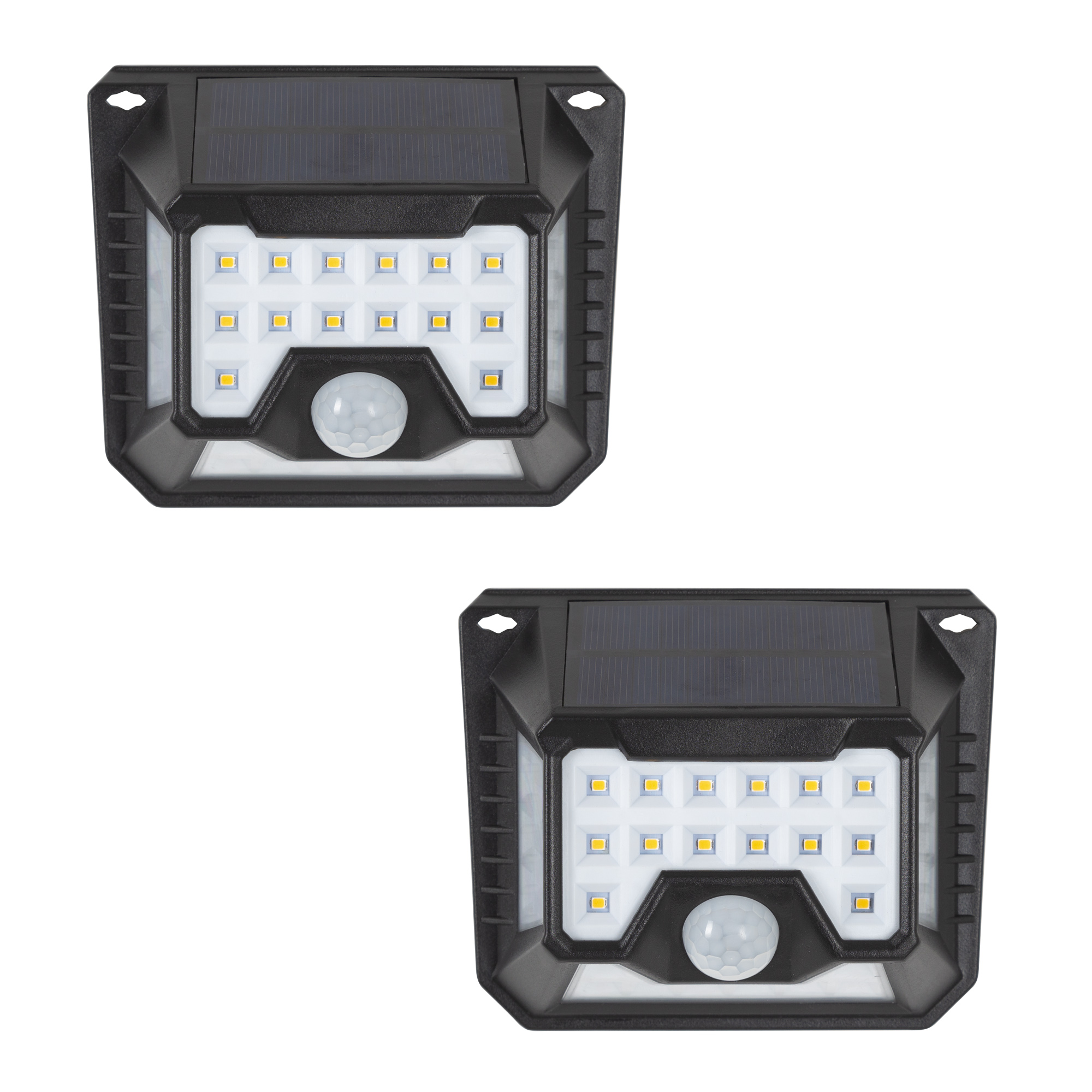 2 x Buitenlamp Zonne Energie Solys S Solar Sensor Wandlamp Buiten Set