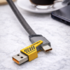 4-in-1 Snellaadkabel - USB-C Oplader - Micro-USB - 1m | Out of the Blue