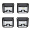 4 x Buitenlamp Zonne Energie Solys S Sensor Solar Wandlamp Buiten Set