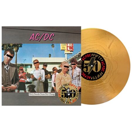 AC/DC - Dirty Deeds Done Dirt Cheap (Goud Vinyl) (LP) | Fiftiesstore