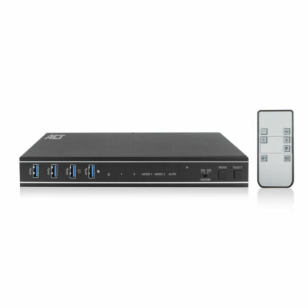 2 poorts Dual HMDI 4K KVM switch