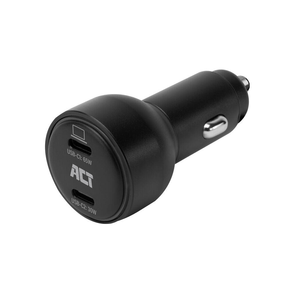 2-poorts USB-C 95W autolader