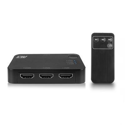3 poorts 4K HDMI switch