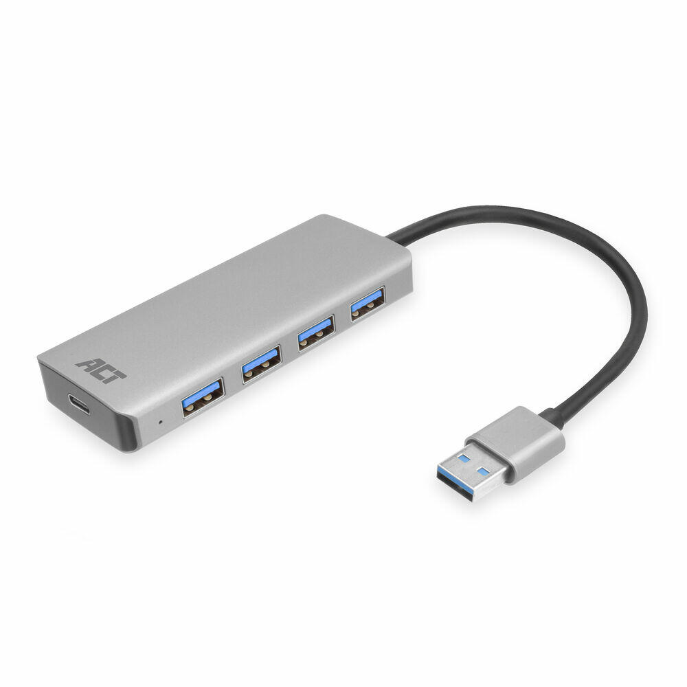 AC6121 USB-A hub USB-C power poort