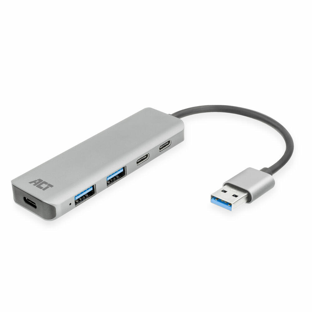 AC6125 USB-A hub USB-C power poort