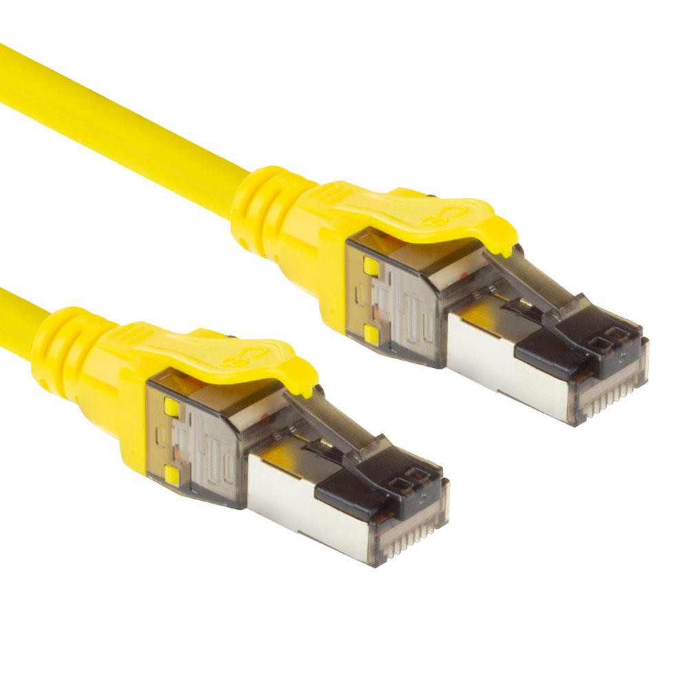 CAT8 kabel geel 3m