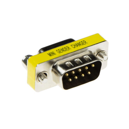D-Sub 9 pins Male naar Female adapter