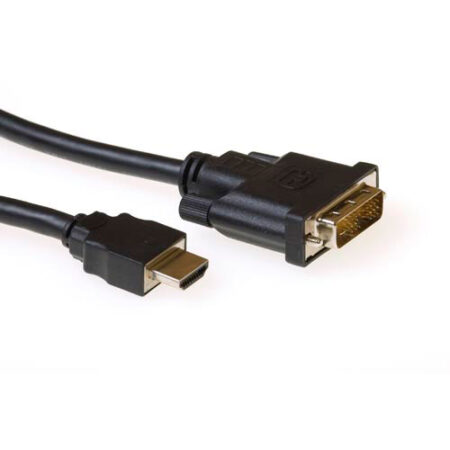 HDMI naar DVI-D kabel M/M 1m