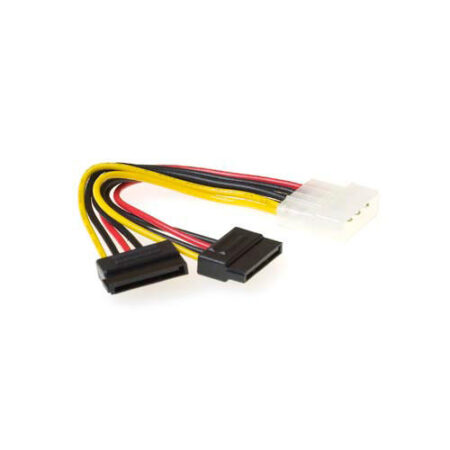 Molex 4-pin naar 2x SATA Splitter M/F