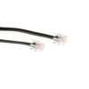 RJ11 Telefoonkabel 3m M/M zwart