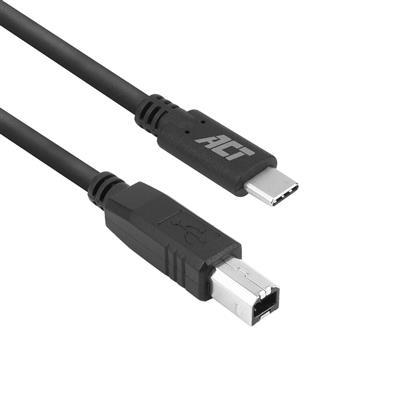 USB-C naar USB-B kabel M/M 1