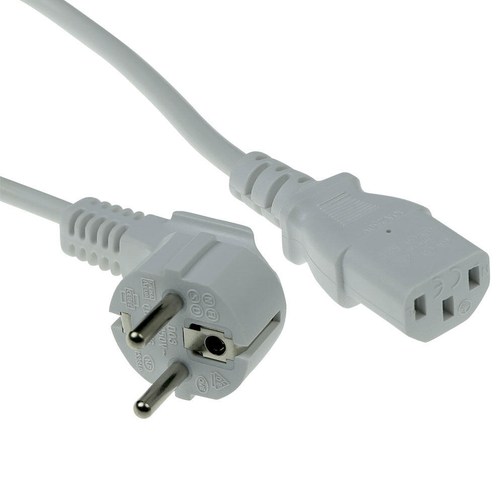 Witte stroomkabel C13 2m