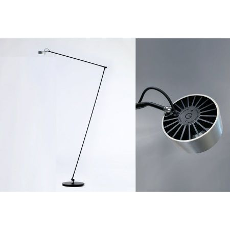 Basica Task Vloerlamp - Zilver