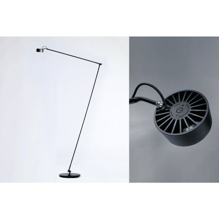 Basica Task Vloerlamp - Zwart
