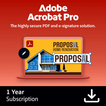 Adobe Acrobat Pro 1 Jaar - Digitaal