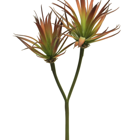 Agave plant pick x2 red 64cm