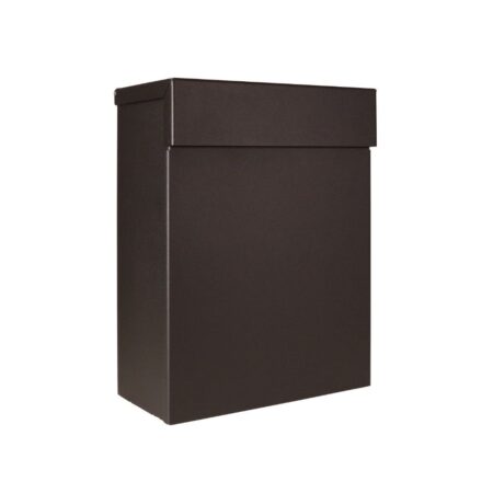 Albo eSafe Entrada design wandbrievenbus aluminium - zwart | ONZO