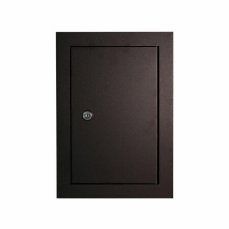 Albo eSafe Entrada inbouwdeur S aluminium - zwart | ONZO