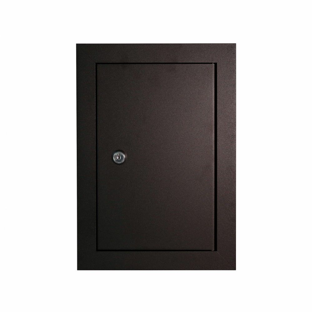 Albo eSafe Entrada inbouwdeur S aluminium - zwart | ONZO