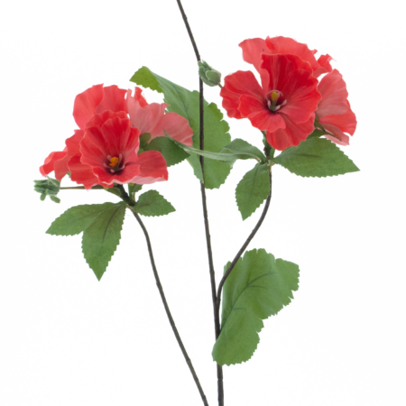 Alcea spray red 87cm