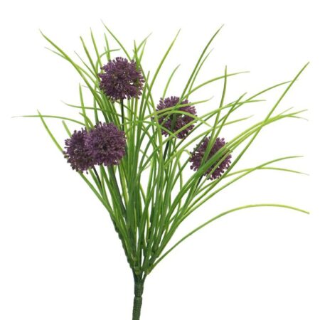 Allium Bush w / gras lt paars 39cm